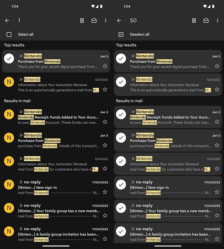 Gmail Kullanıcılarının Sonunda Diyeceği ''Tümünü Seç'' Özelliği Geldi