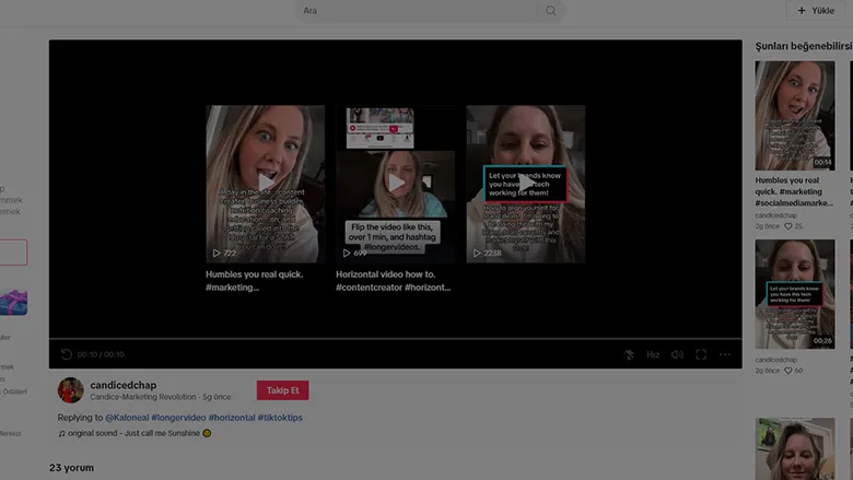 TikTok, Yatay Videolarla Resmen YouTube Oluyor!