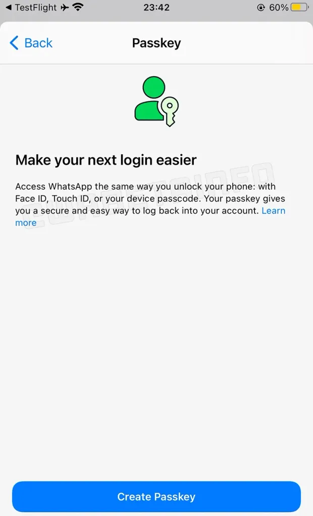 WhatsApp "Passkey" Özelliğini Android'den Sonra iOS'a da Getiriyor!