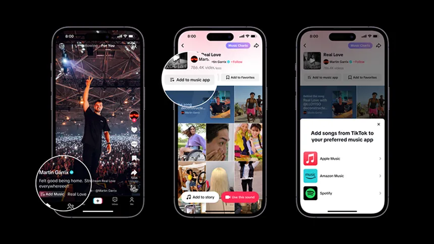 TikTok'ta Beğendiğiniz Şarkıları Müzik Uygulamanıza Ekleyebileceksiniz