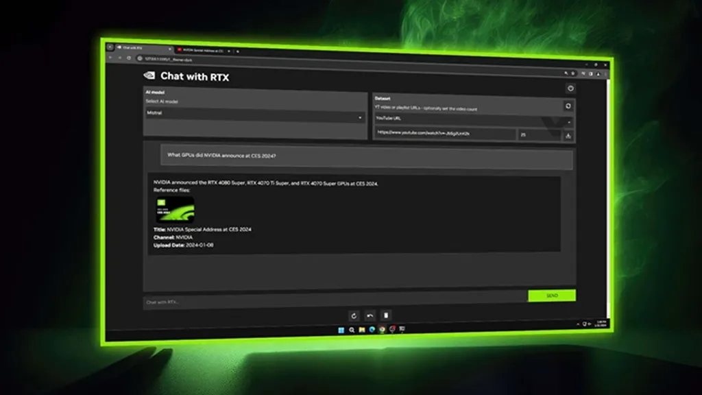 NVIDIA, Chat with RTX Yapay Zeka Asistanını Tanıttı