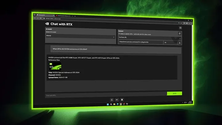 NVIDIA, Chat with RTX Yapay Zeka Asistanını Tanıttı