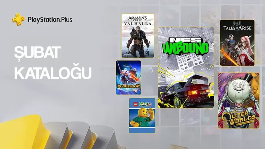 Şubat Ayının PlayStation Plus Oyunları Açıklandı: Need for Speed Unbound, The Outer Worlds, Tales of Arise, Assassin’s Creed Valhalla ve Daha Fazlası