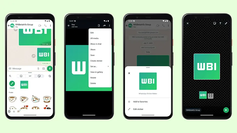 WhatsApp Çıkartma Oluşturma Aracı Android'e Geliyor