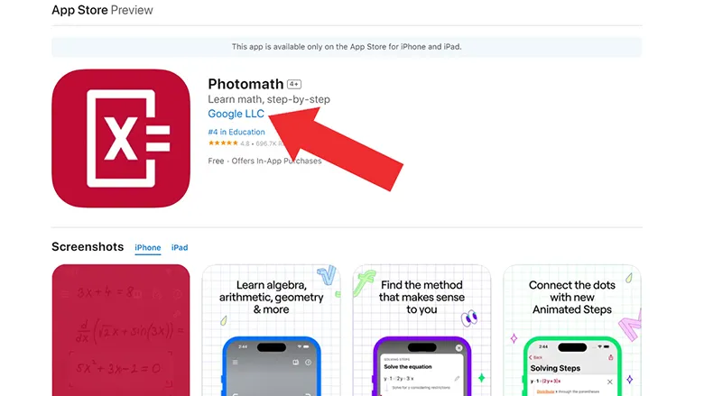 Google, Matematik Problemlerine Çözüm Buldu: Photomath Uygulaması!