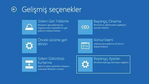 Bilgisayarınızı Güvenli Modda Nasıl Başlatırsınız?