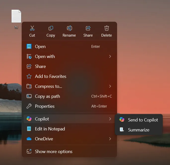 Windows 11'de Bulunan Copilot'a Sağ Tık Özelliği Geliyor: Anında Özetleme Yeteneği!