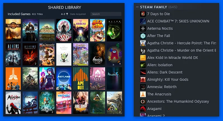 Steam, "Steam Aileleri" Özelliğini Duyurdu