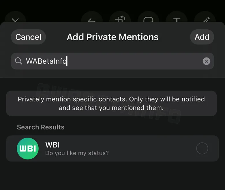 WhatsApp Durumlarına Kişi Etiketleme Özelliği Geliyor