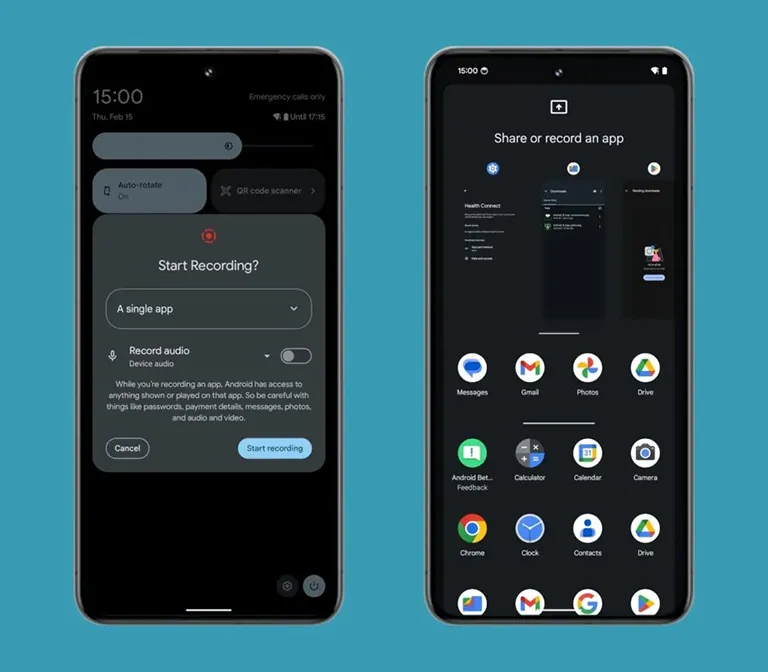 android kismi paylasimi