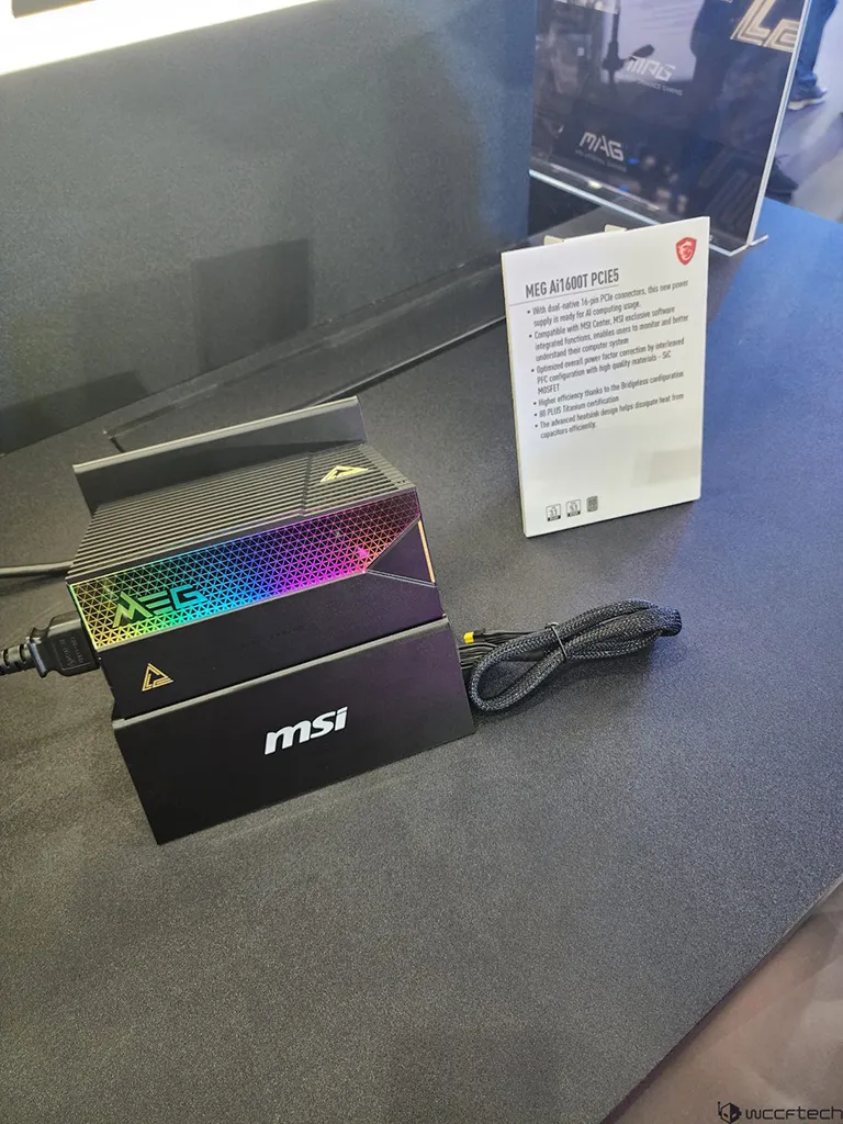 MSI’nin Yeni Nesil PSU’su: MEG Ai1600T PCIE5 ile Bilgisayarınızı Aydınlatın