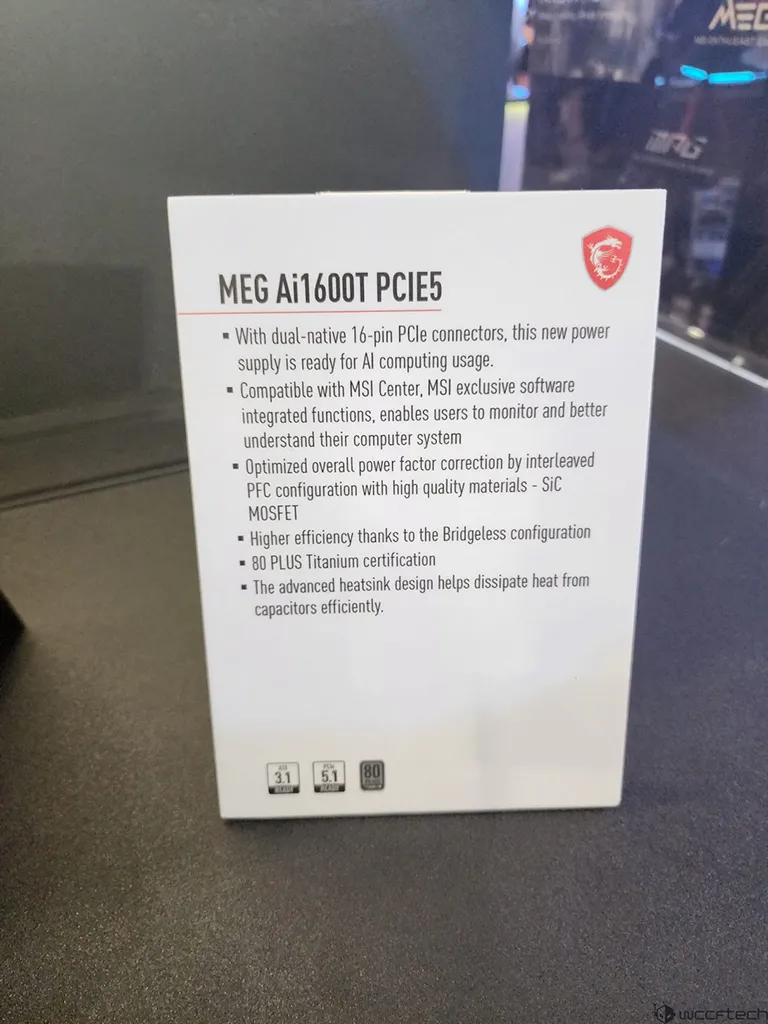 MSI’nin Yeni Nesil PSU’su: MEG Ai1600T PCIE5 ile Bilgisayarınızı Aydınlatın