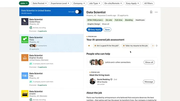 LinkedIn'in Yapay Zeka Aracı, İş Arayanlara İstediği Maaşta İş Bulacak