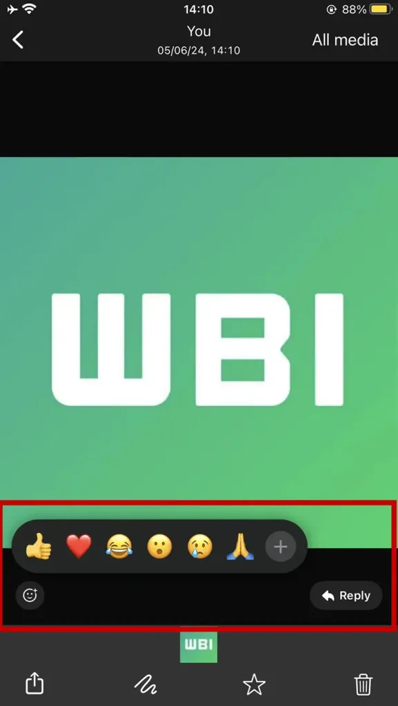 WhatsApp’taki Görsel ve Videoları Hızlıca Yanıtlayıp Emojiyle Tepki Verebileceksiniz!