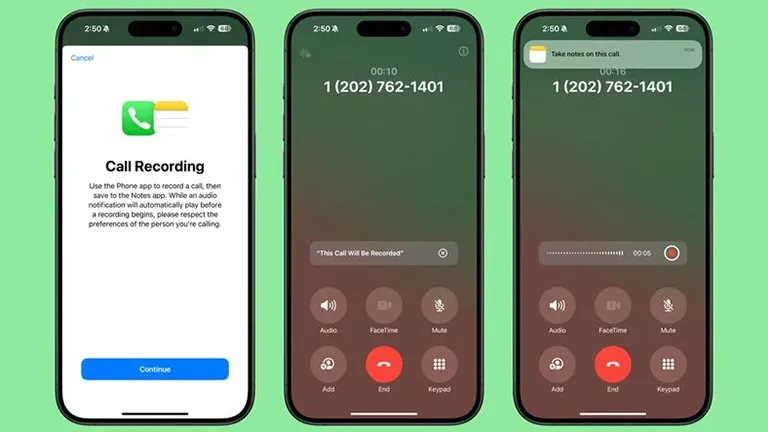iOS 18 ile iPhone'lara Telefon Konuşmalarını Özetleme Özelliği Geliyor