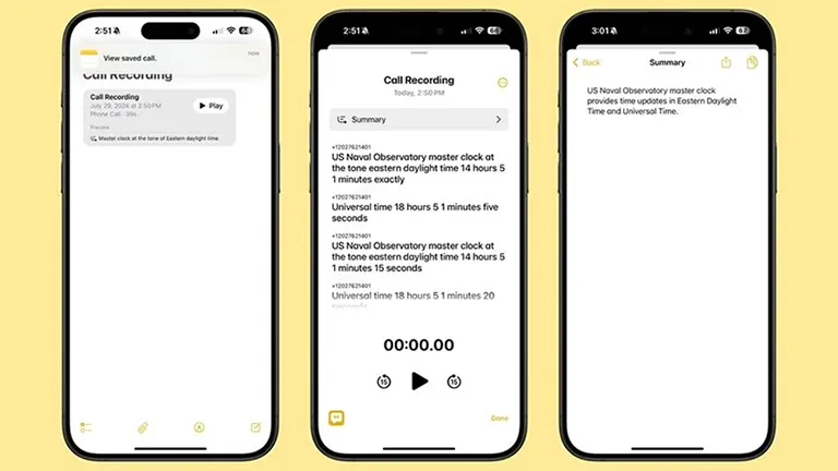iOS 18 ile iPhone'lara Telefon Konuşmalarını Özetleme Özelliği Geliyor