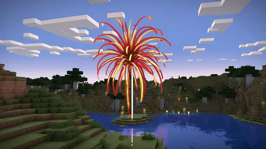 Minecraft'ta Havai Fişek Nasıl Yapılır?