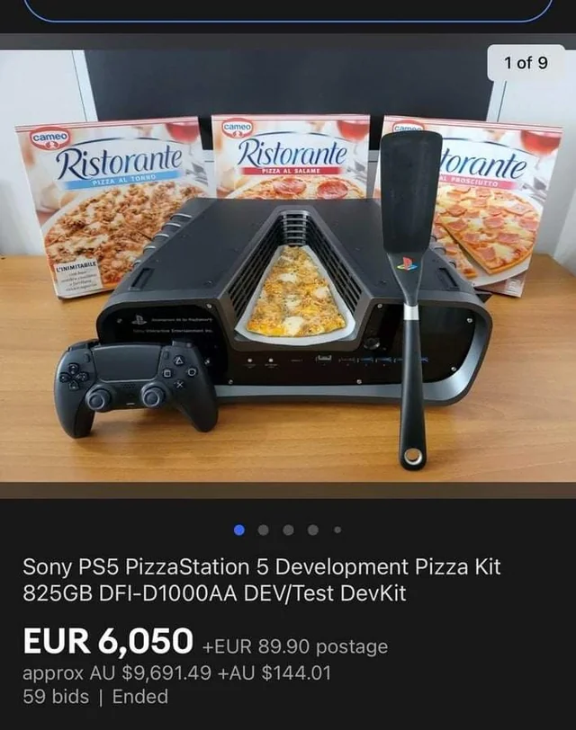 Gizli Pizza Fırını: PS5 Dev Kitleri eBay’de Alıcı Buluyor