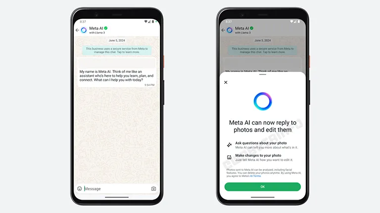 WhatsApp'ta Fotoğraflarınızı Yapay Zeka ile Düzenleyebileceksiniz!