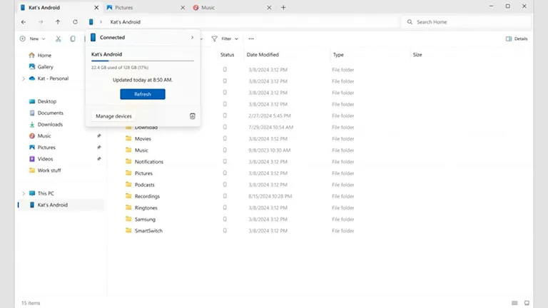 Windows 11, Dosya Gezgini Uygulamasına Kablosuz Bağlantı Desteği Getiriyor