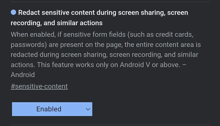 Google Chrome, Ekran Paylaşımı Yaparken Bilgileriniz Gizleyecek