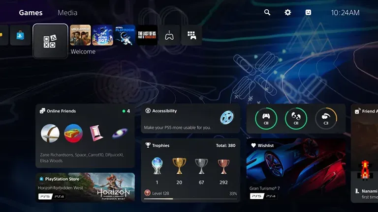 PlayStation 5’in Yeni Güncellemesi: Welcome Hub ve Party Share Özellikleri