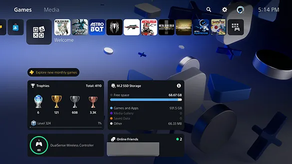 PlayStation 5 Kullanıcı Arayüzü Güncellemesi Ana Ekranda Reklamlar Çıkacak