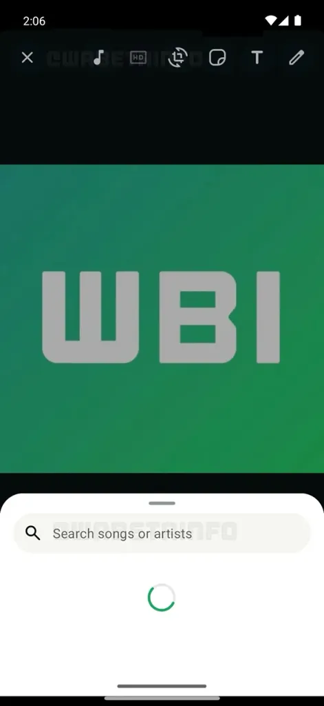 WhatsApp Durumlarına Müzik Eklenebilecek