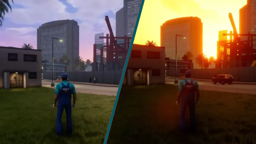 GTA Trilogy: Definitive Edition'da Grafikler Yenilendi