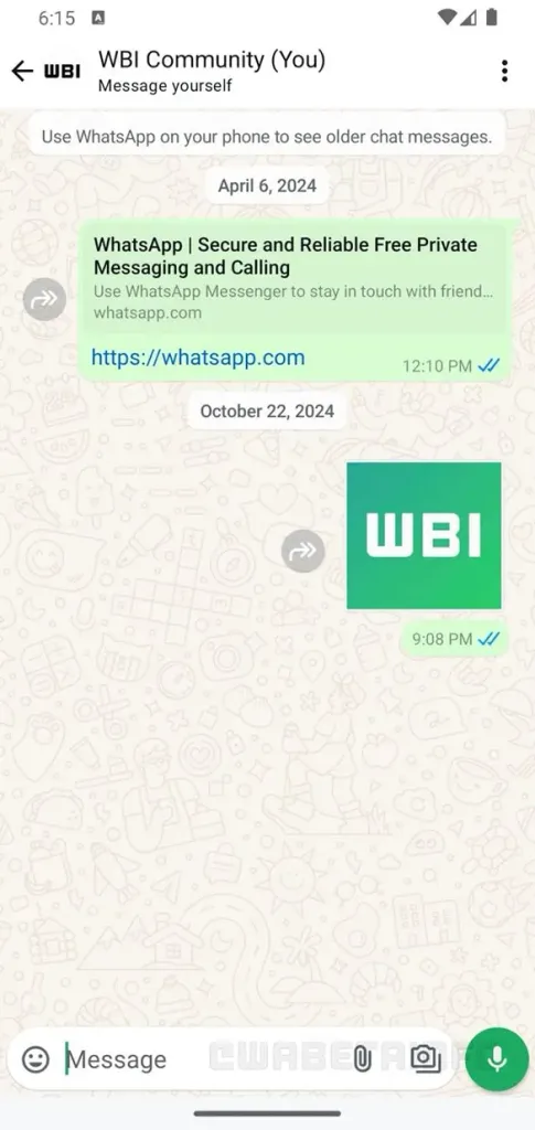 Sohbetlerde medya paylaşımı artık daha pratik