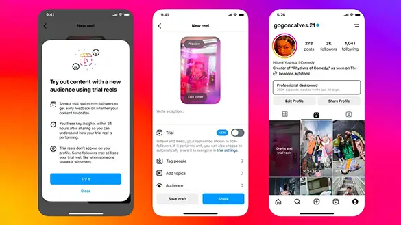 Instagram'ın Yeni Deneme Özelliğinin Detayları