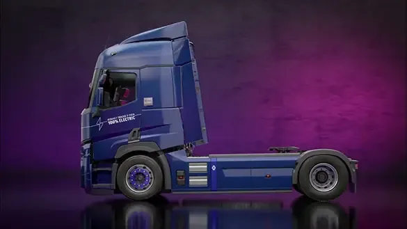 Renault, 600 Kilometre Menzilli Elektrikli TIR’ını Tanıttı