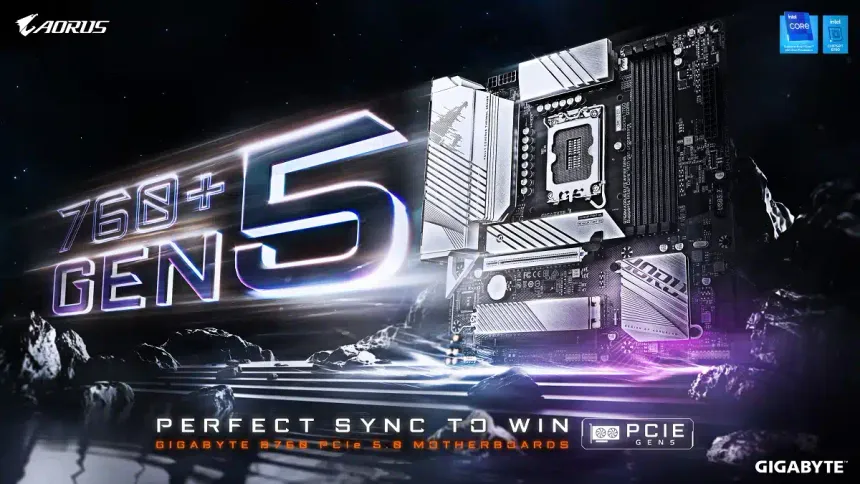 GIGABYTE B760 GEN5 Anakart ile PCIe Gen5 Gücünü Yakalayın!