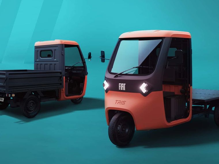 Fiat'ın Üç Tekerlekli Elektrikli Teslimat Aracı Tanıtıldı