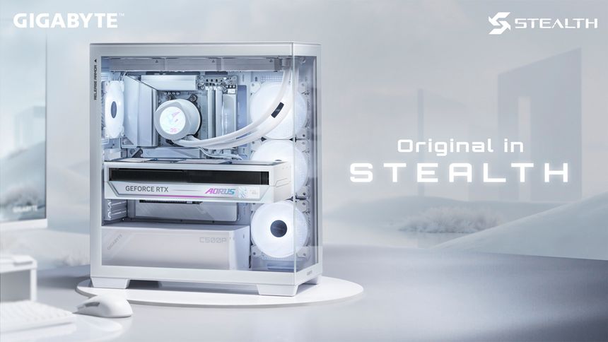 GIGABYTE, Yeni STEALTH ICE Serisi ile Ters Konnektörlü Donanım Ekosistemini Genişletiyor