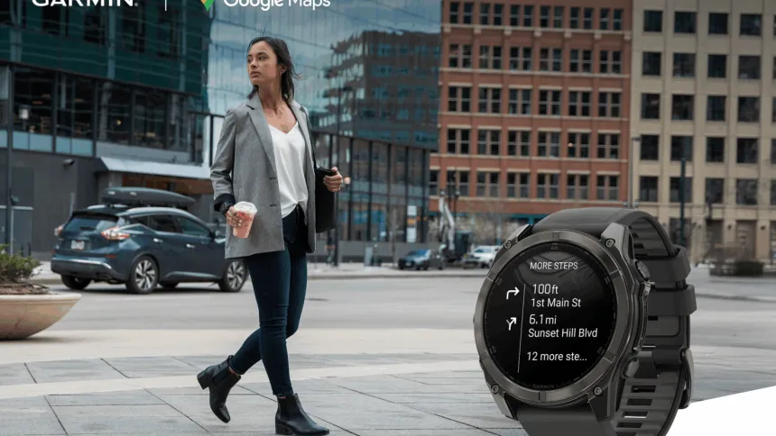 Google Maps, Garmin akıllı saatlere resmen geldi
