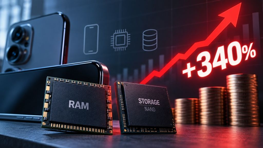 Telefonlarda RAM ve depolama maliyeti bir yılda yüzde 340 arttı