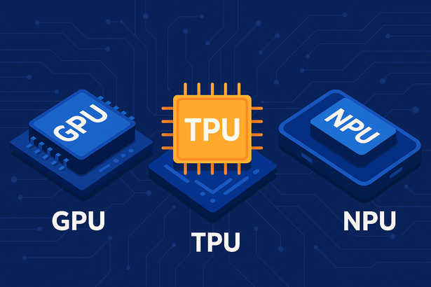 TPU, GPU ve NPU arasındaki fark kullanım alanı ve ölçekte ortaya çıkıyor
