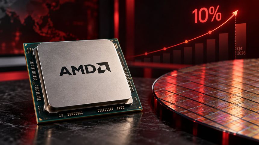 AMD, ortaklarını 2026'nın son çeyreğinde yaklaşık yüzde 10'luk çip zammı konusunda bilgilendirdi