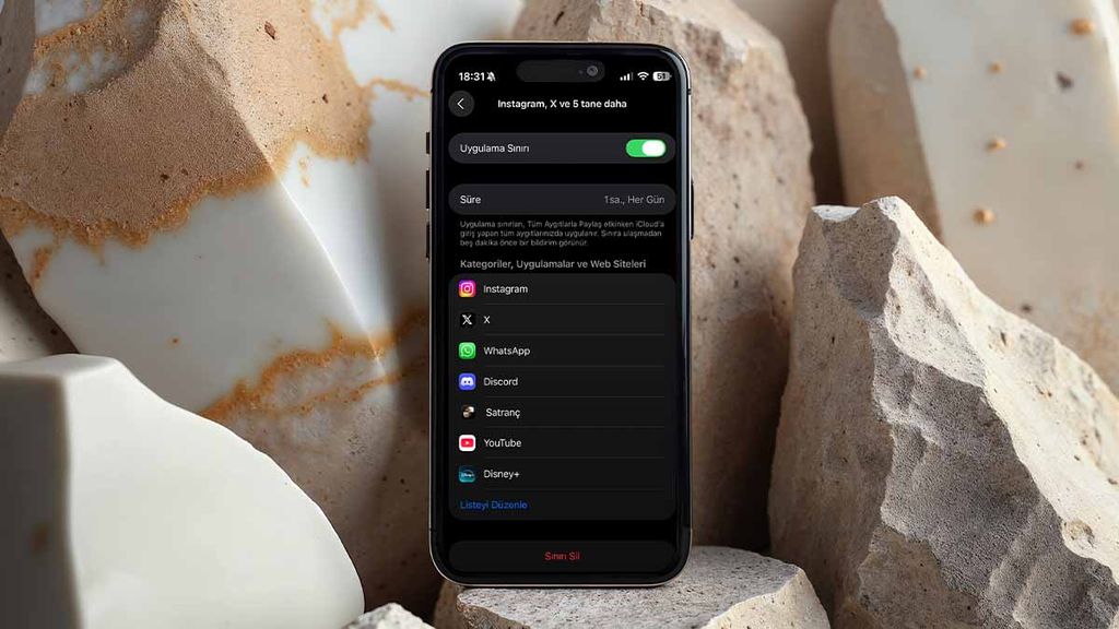 iPhone’da Ekran Süresi ile Zaman Tüketen Uygulamalar Engellenebiliyor