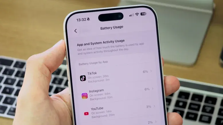 iPhone pilini en çok tüketen uygulamaları kontrol etme