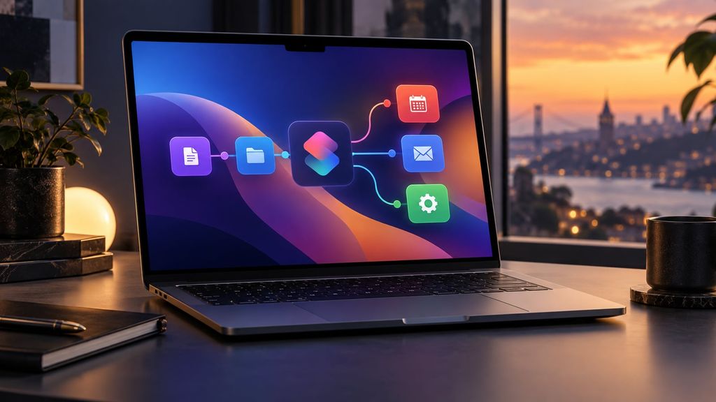 MacBook’ta Kestirmeler ile görevleri otomatikleştirme rehberi