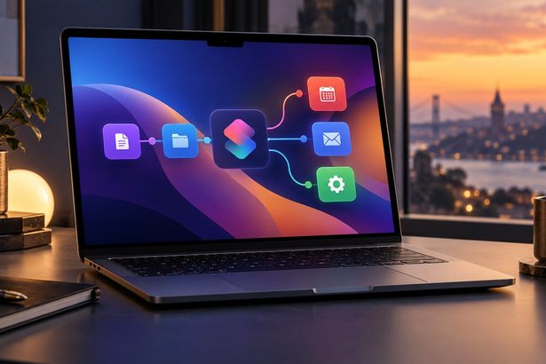 MacBook’ta Kestirmeler ile görevleri otomatikleştirme rehberi
