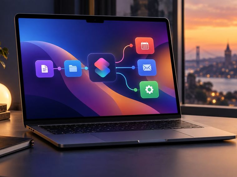MacBook’ta Kestirmeler ile görevleri otomatikleştirme rehberi
