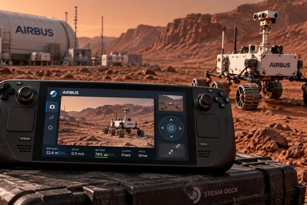 Steam Deck, Airbus’ın Mars gezgini prototipini kontrol etti