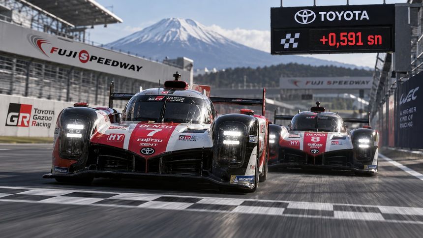 Toyota, Fuji 6 Saat yarışını 0,591 saniye farkla kazandı