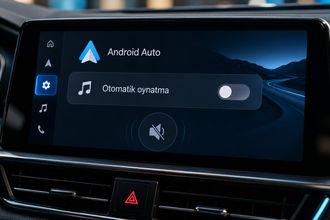 Android Auto’da otomatik ses oynatma tek bir ayarla kapatılabiliyor