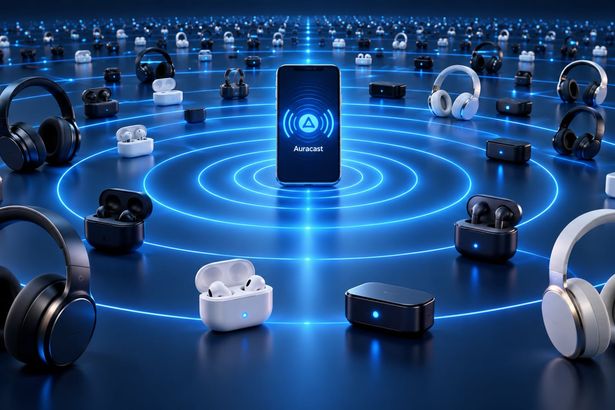Auracast, tek Bluetooth ses yayınını sınırsız sayıda cihaza ulaştırıyor