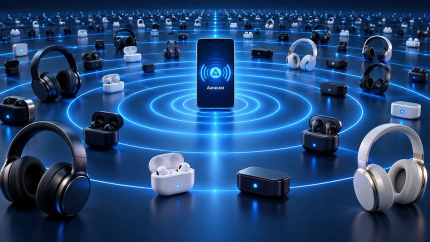 Auracast, tek Bluetooth ses yayınını sınırsız sayıda cihaza ulaştırıyor