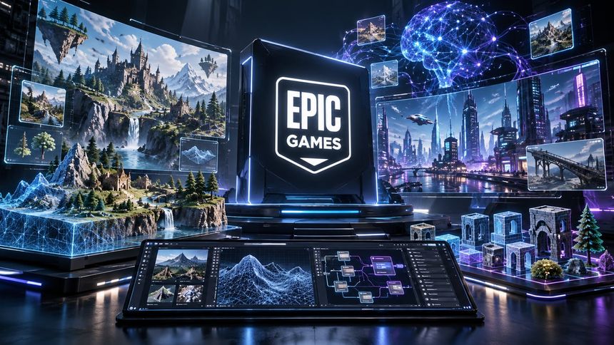 Epic Games, yapay zeka dönüşümünde daha fazla ve daha iyi oyun içeriğini hedefliyor